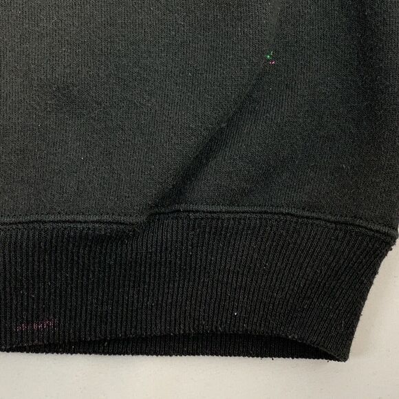 Vintage 90s Mackinac Island Michigan Sweatshirt Bicycle Bike USA Black S Small - Picture 5 of 7